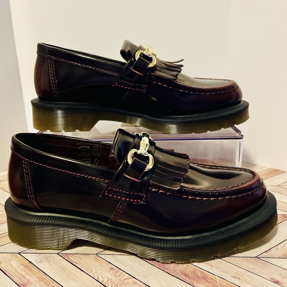 Dr. Martens Women's Cherry Adrian Loafers